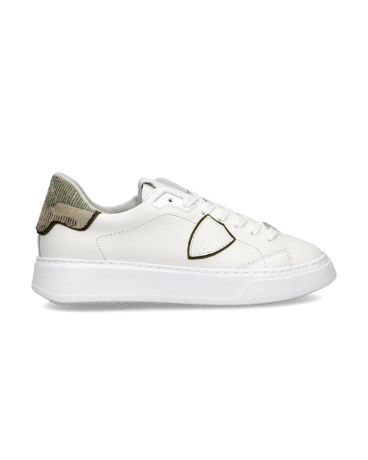 Sneakers Temple Donna, Bianco Camouflage