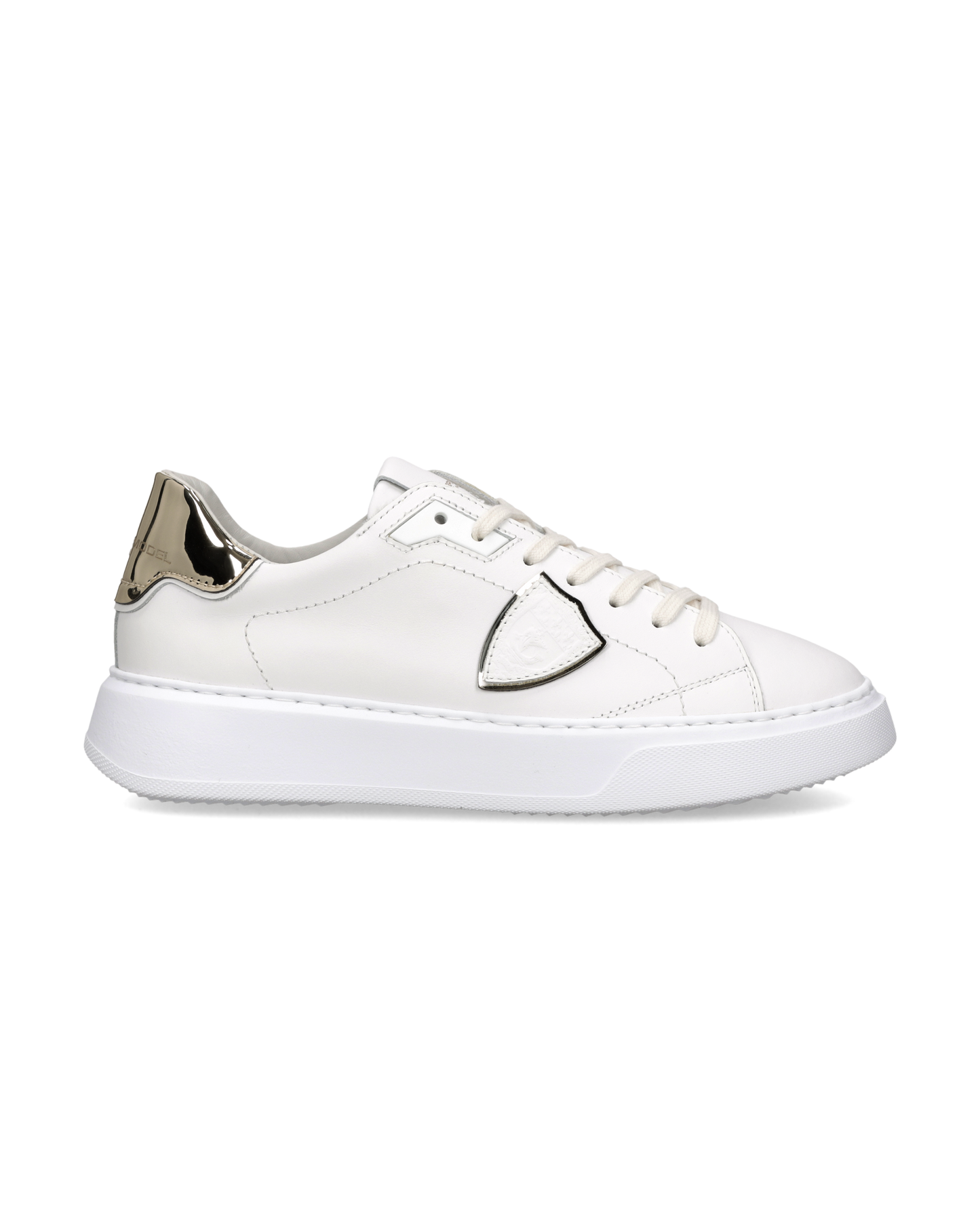 Sneakers Temple Women, White Gold