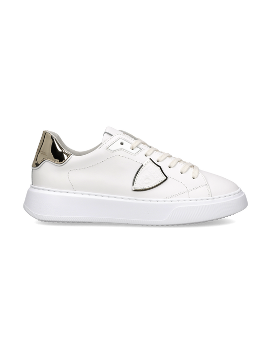 Sneakers Temple Women, White Gold