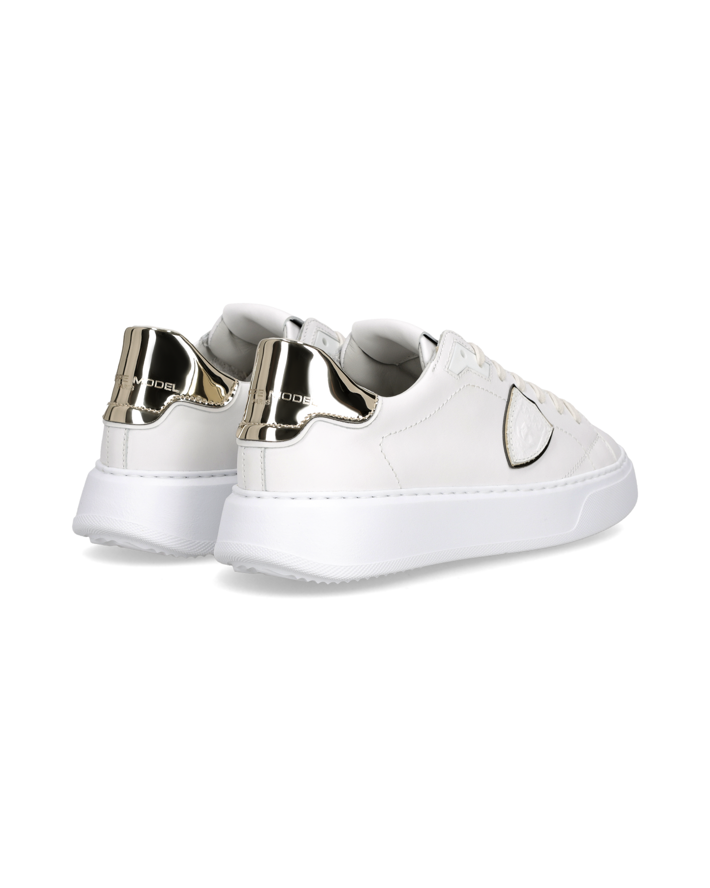 Sneakers Temple Women, White Gold