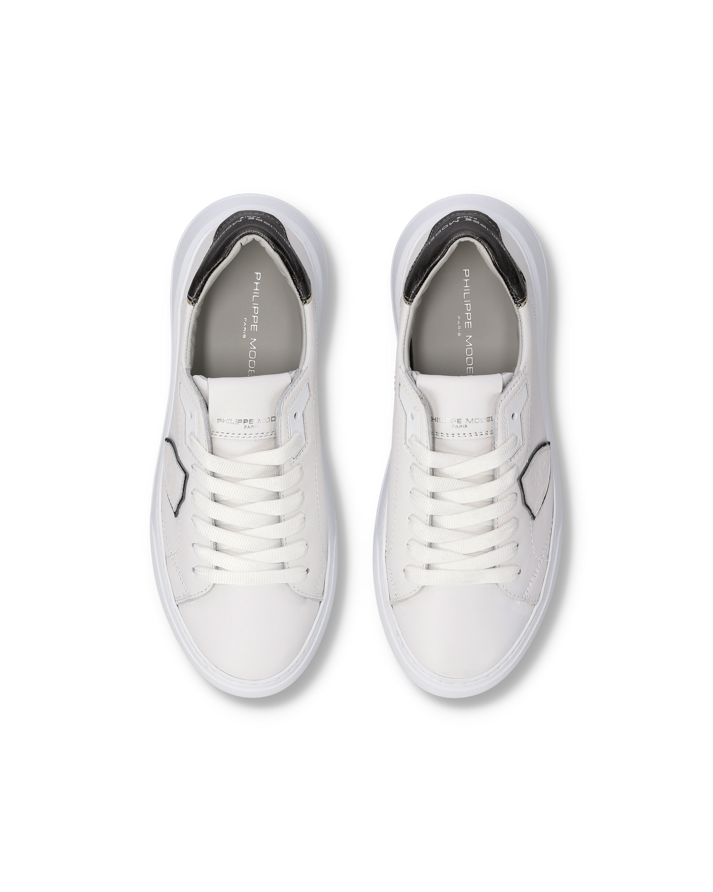 Sneakers Temple Donna, Bianco Grigio Antracite