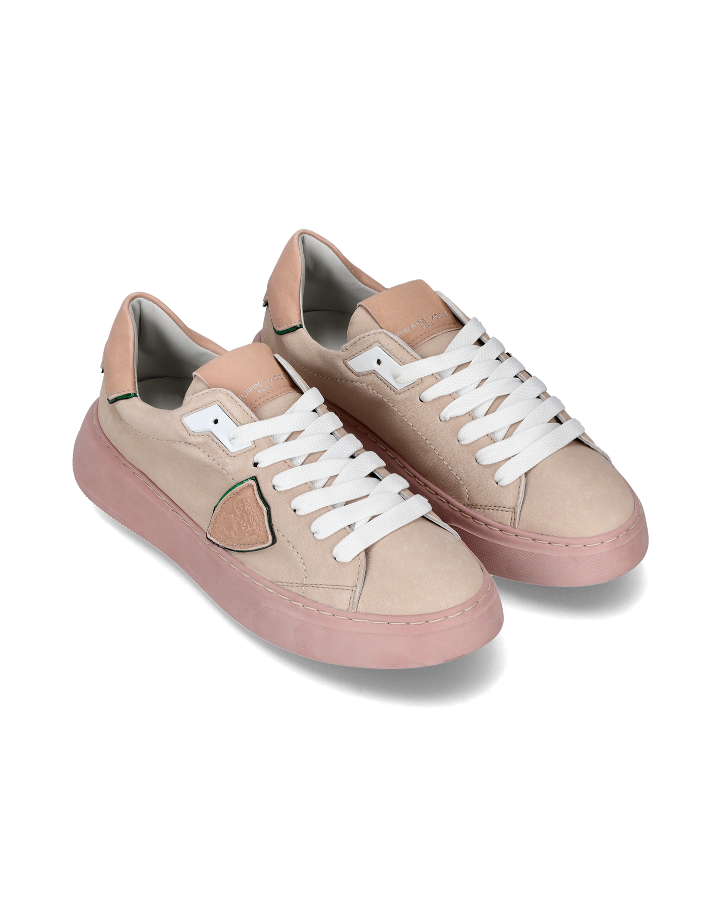 Sneakers Temple da Donna Rosa in Pelle Scamosciata