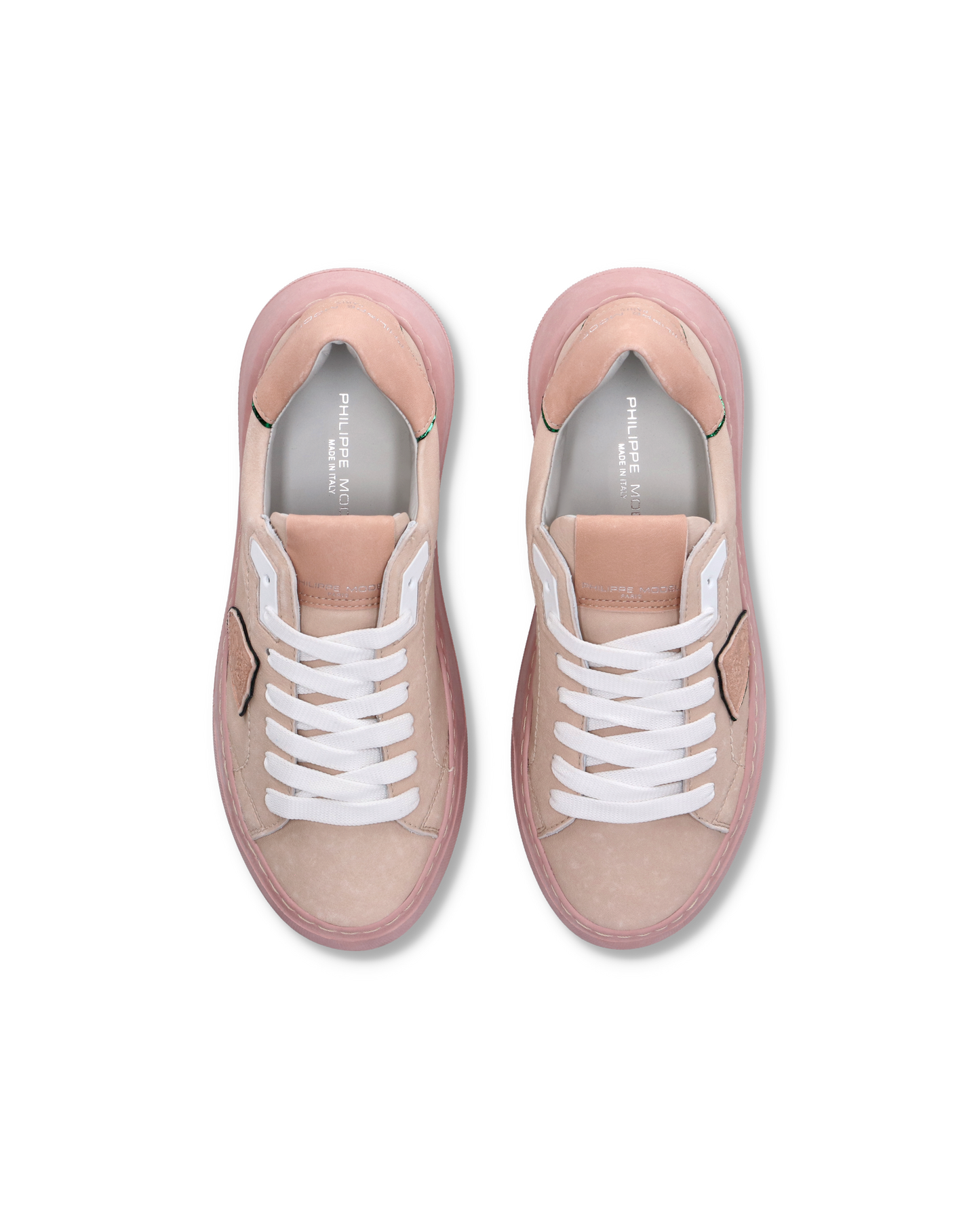 Sneakers Temple da Donna Rosa in Pelle Scamosciata