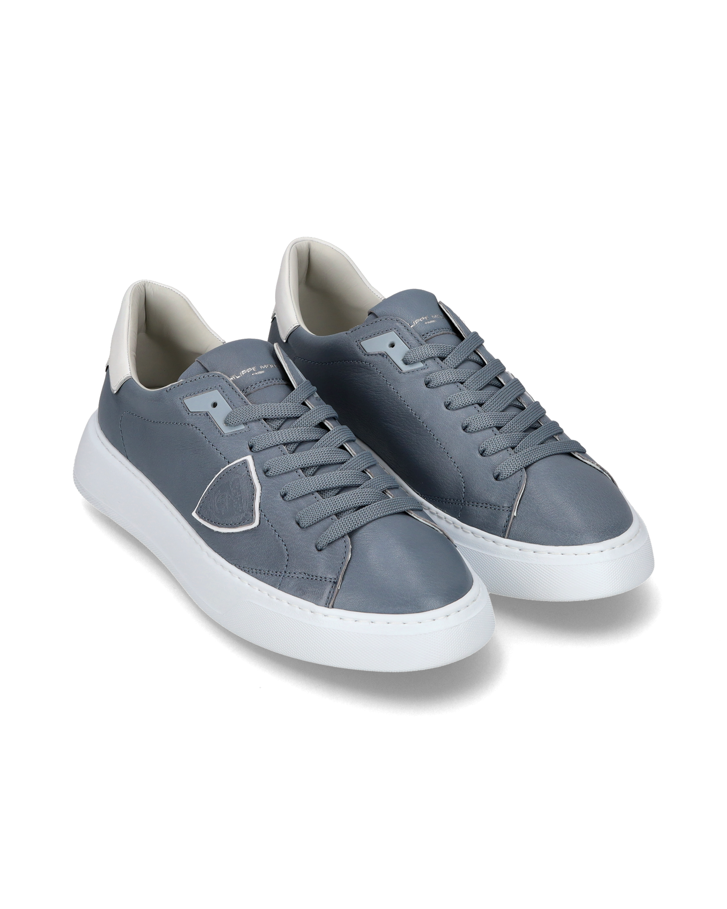 Sneaker casual Temple da uomo in pelle Nabuk - Blu