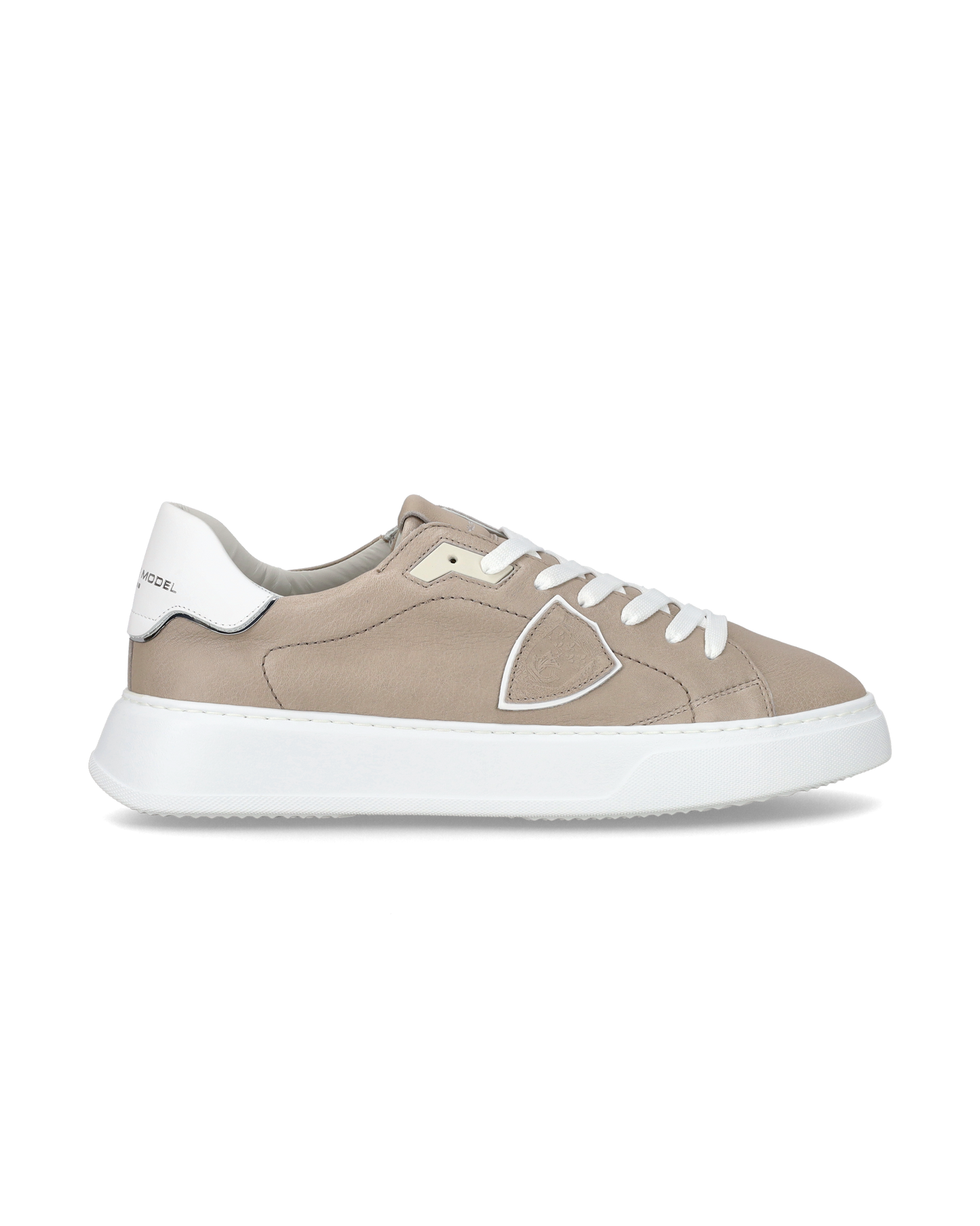 Sneaker casual Temple da uomo in pelle Nabuk - Grigio