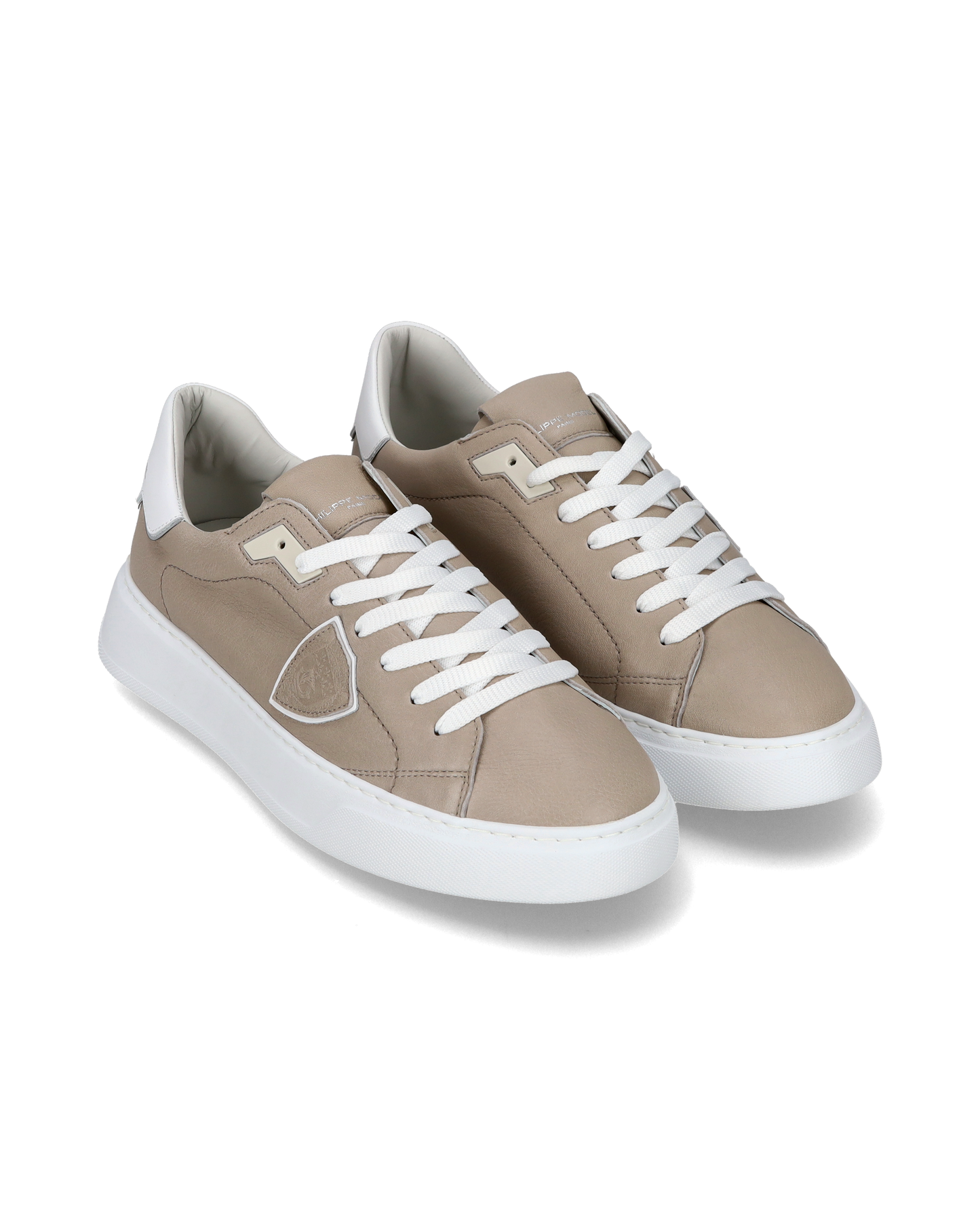 Sneaker casual Temple da uomo in pelle Nabuk - Grigio