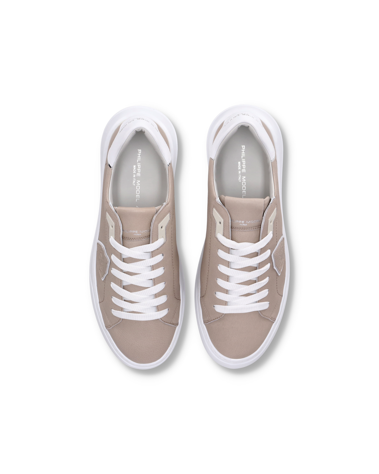 Sneaker casual Temple da uomo in pelle Nabuk - Grigio