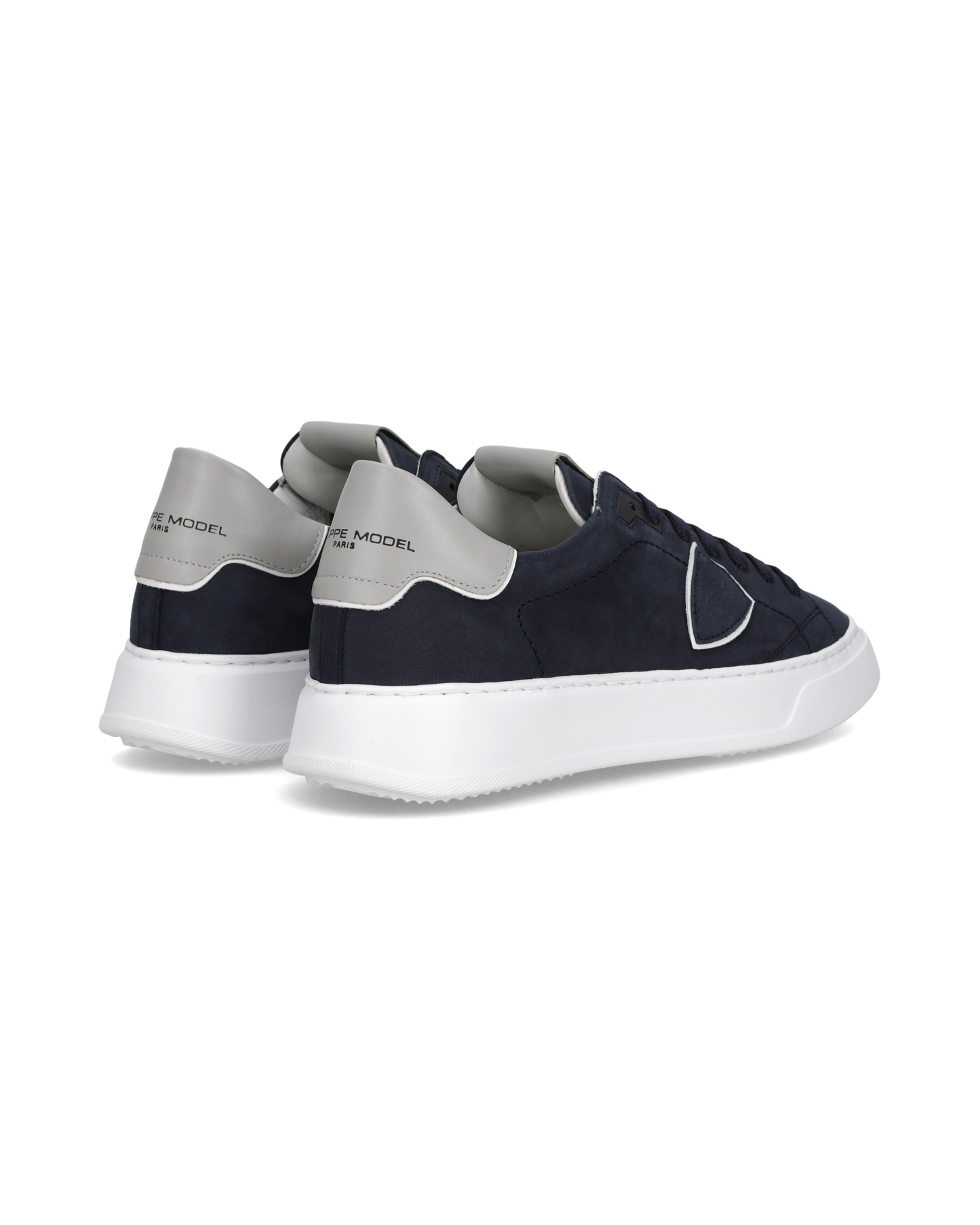 Sneakers Temple Uomo, Bianco, Blu Grigio