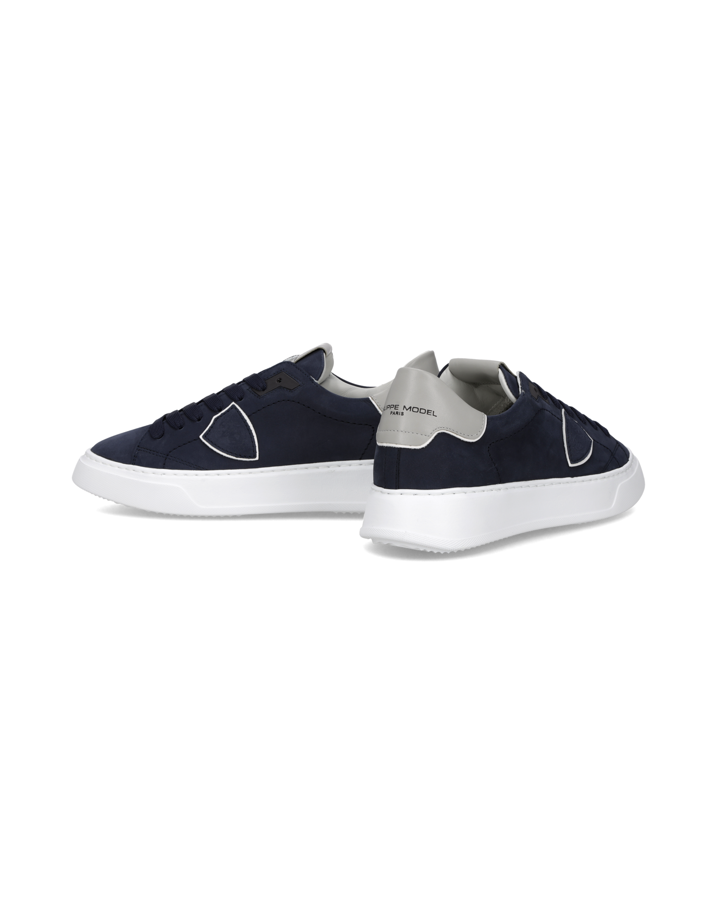 Sneakers Temple Uomo, Bianco, Blu Grigio