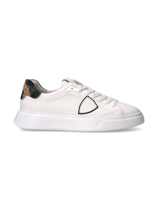 Sneakers Temple Tennis Men, White Black