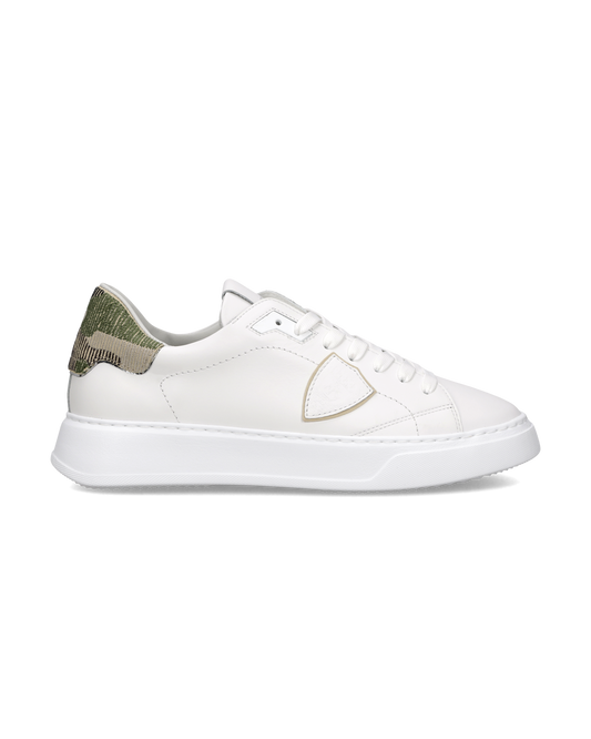 Sneakers Temple Uomo, Bianco Verde