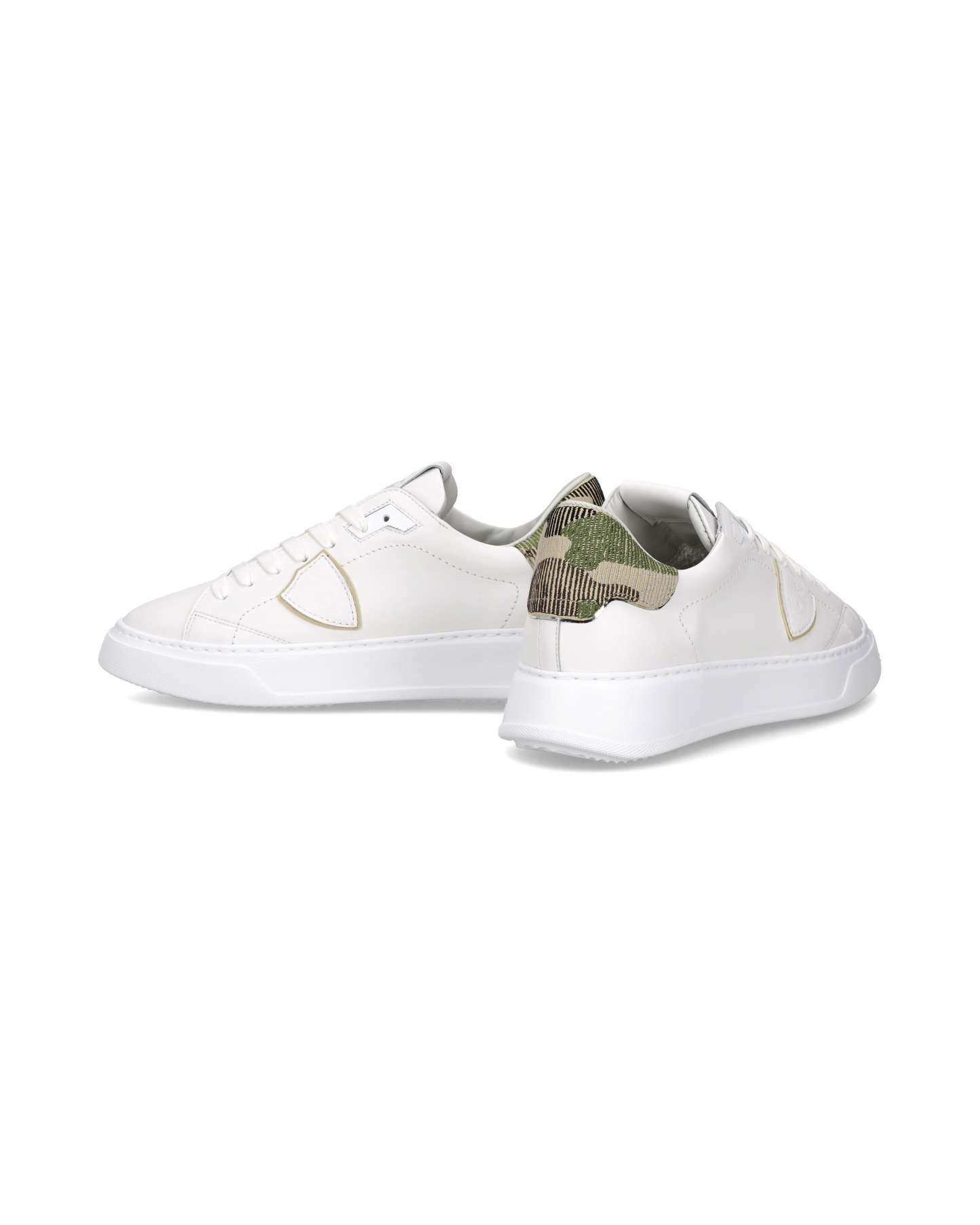 Sneakers Temple Uomo, Bianco Verde