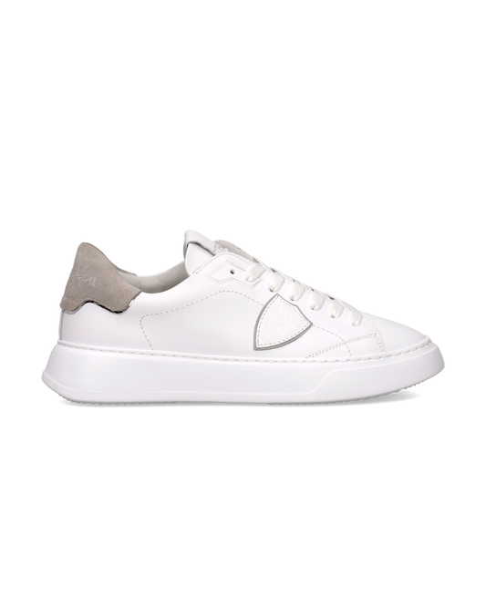Sneakers Temple Uomo, Bianco Grigio