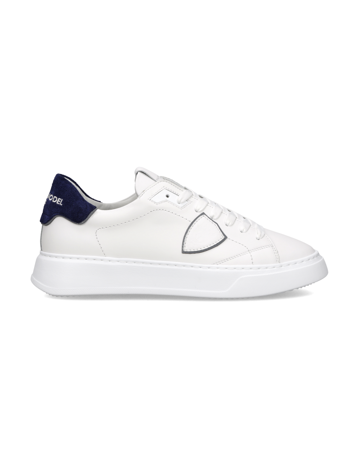 Sneakers Temple Uomo, Bianco Blu