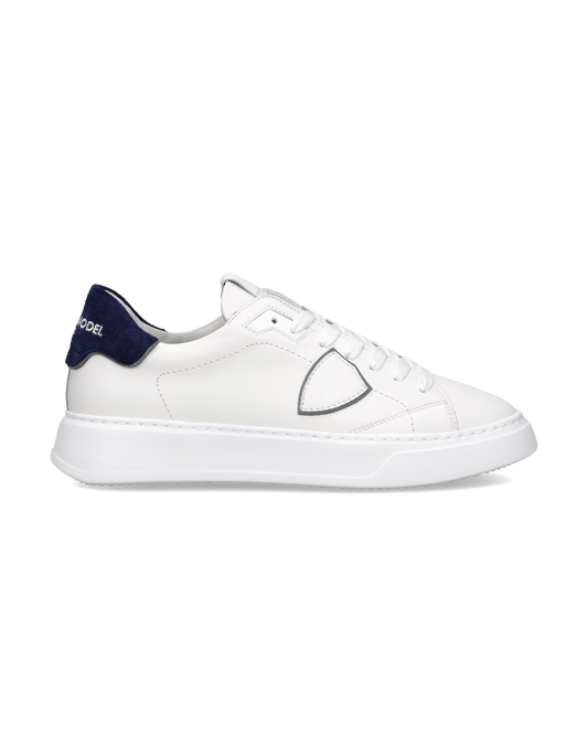 Sneakers Temple Uomo, Bianco Blu