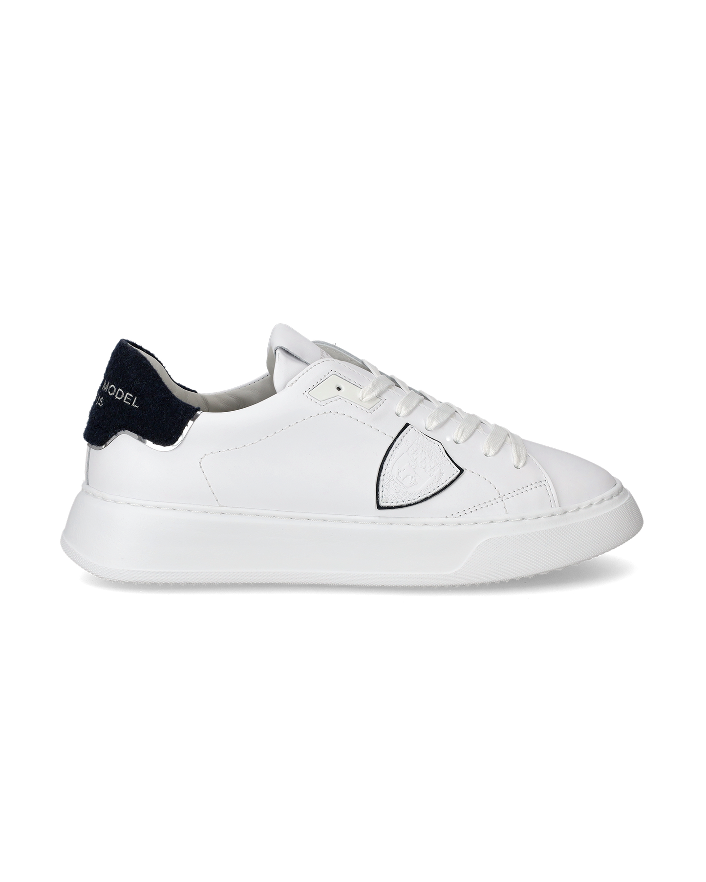 Sneaker basse Temple uomo - bianco e blu