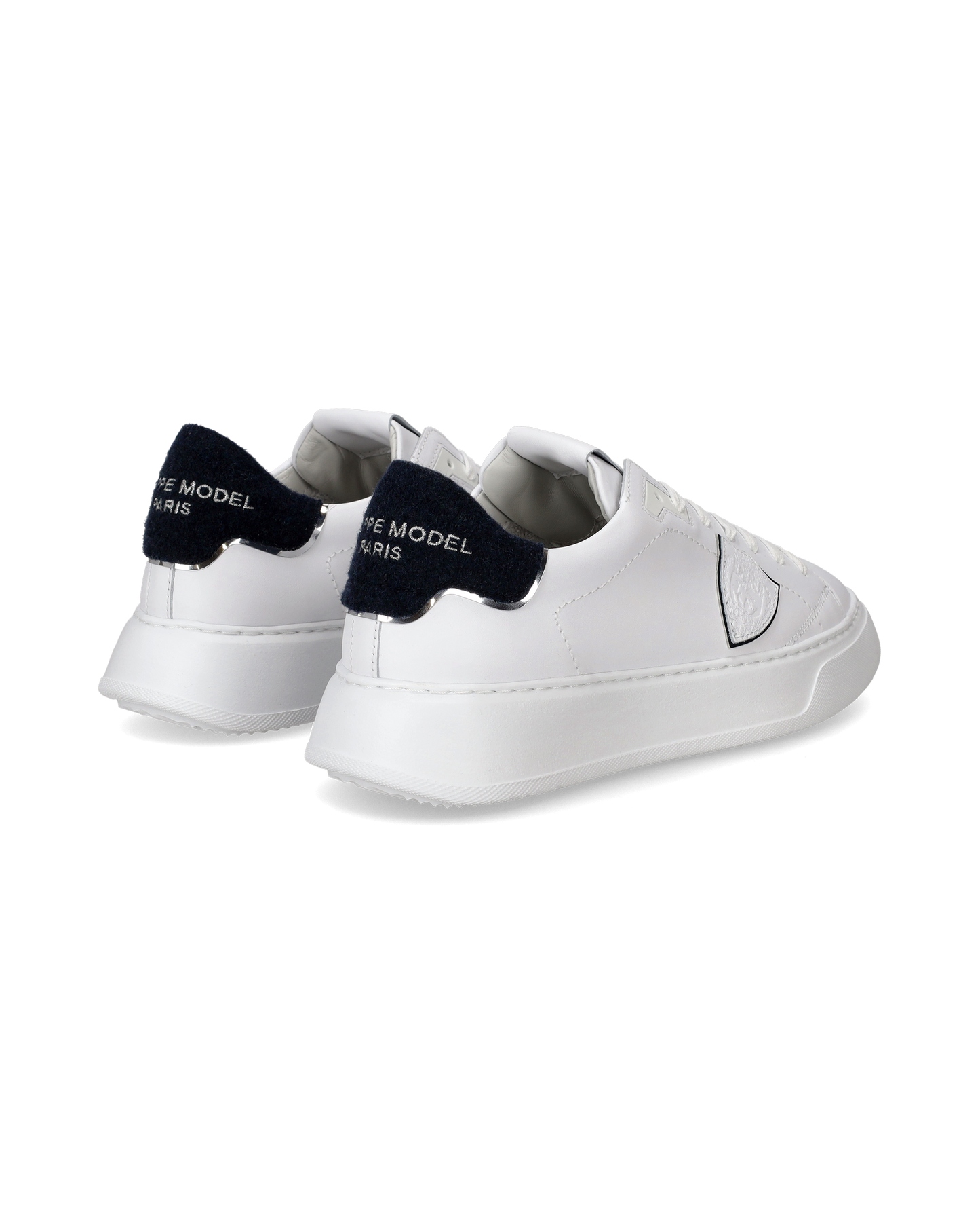 Sneaker basse Temple uomo - bianco e blu