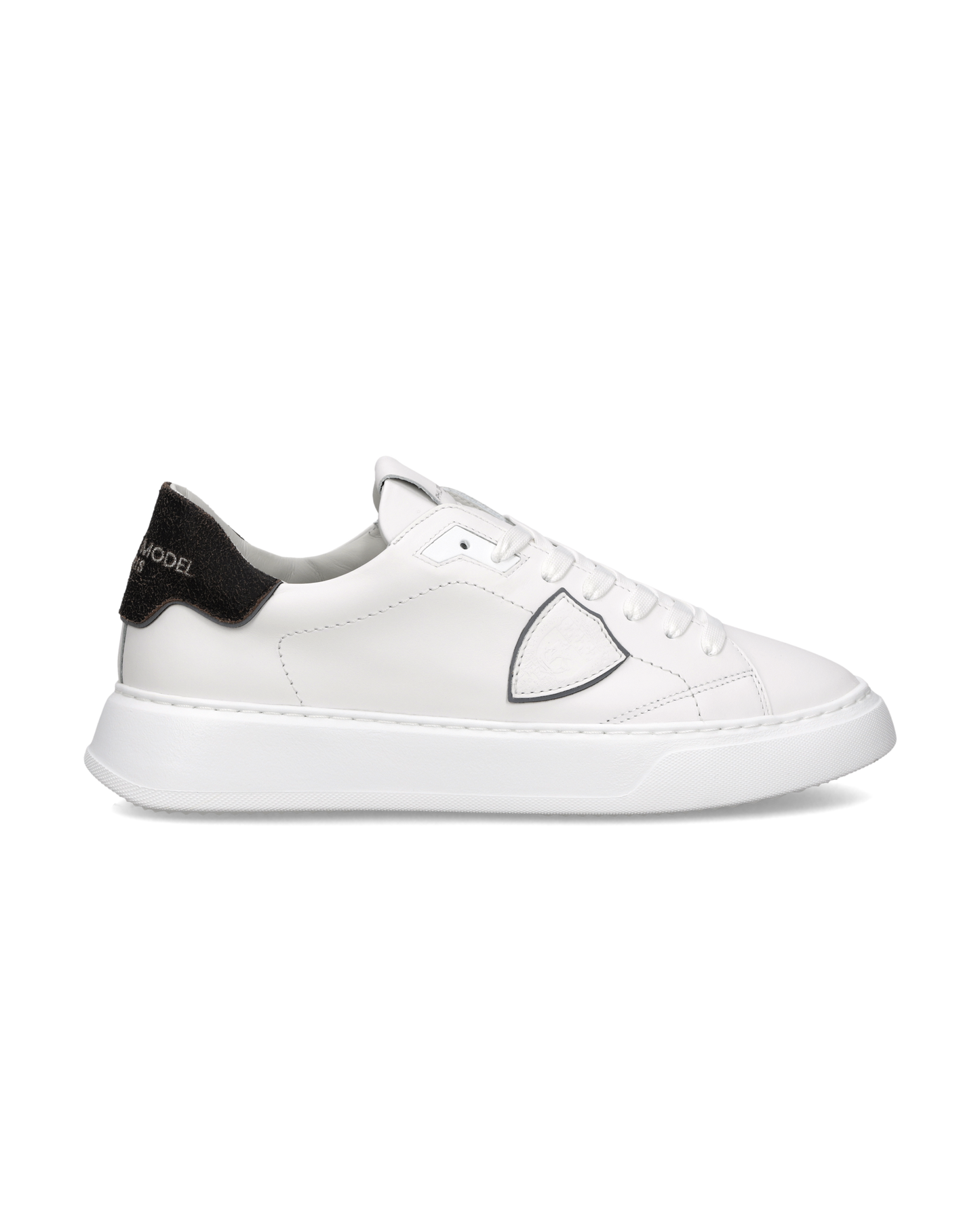 Sneakers Temple Uomo, Bianco Nero