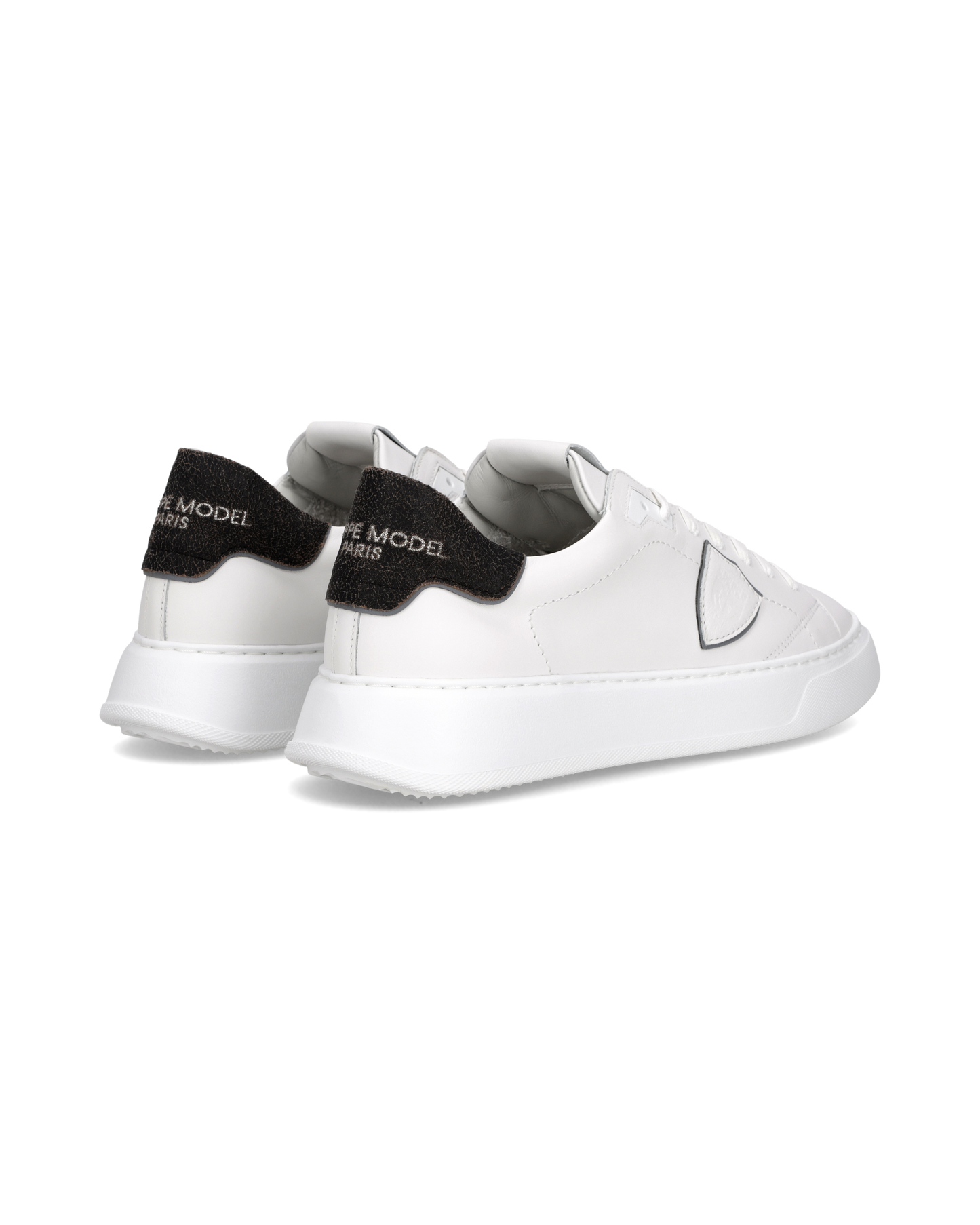 Sneakers Temple Uomo, Bianco Nero