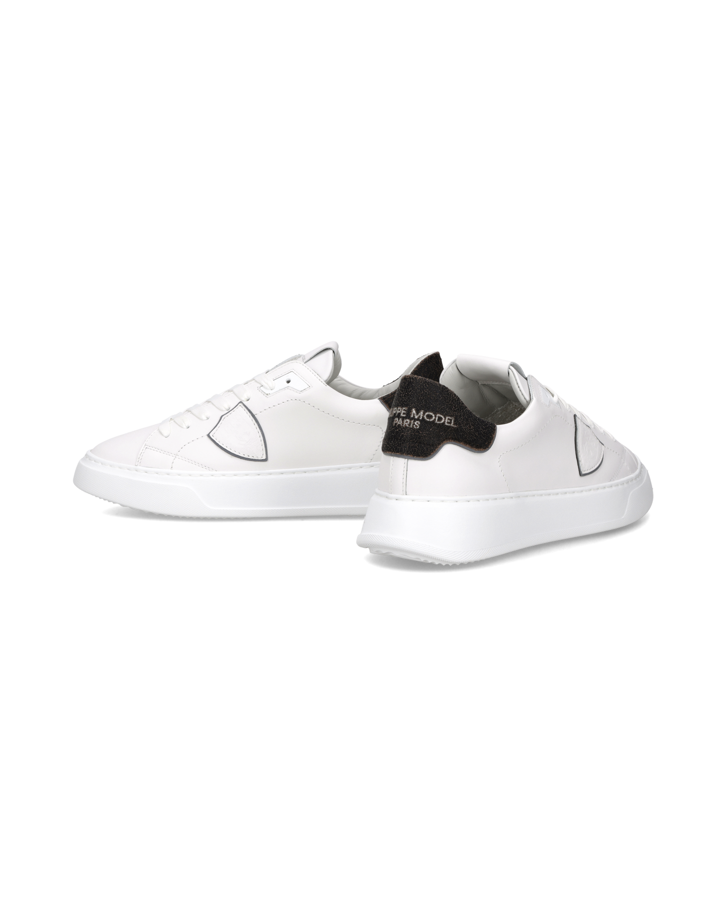 Sneakers Temple Uomo, Bianco Nero