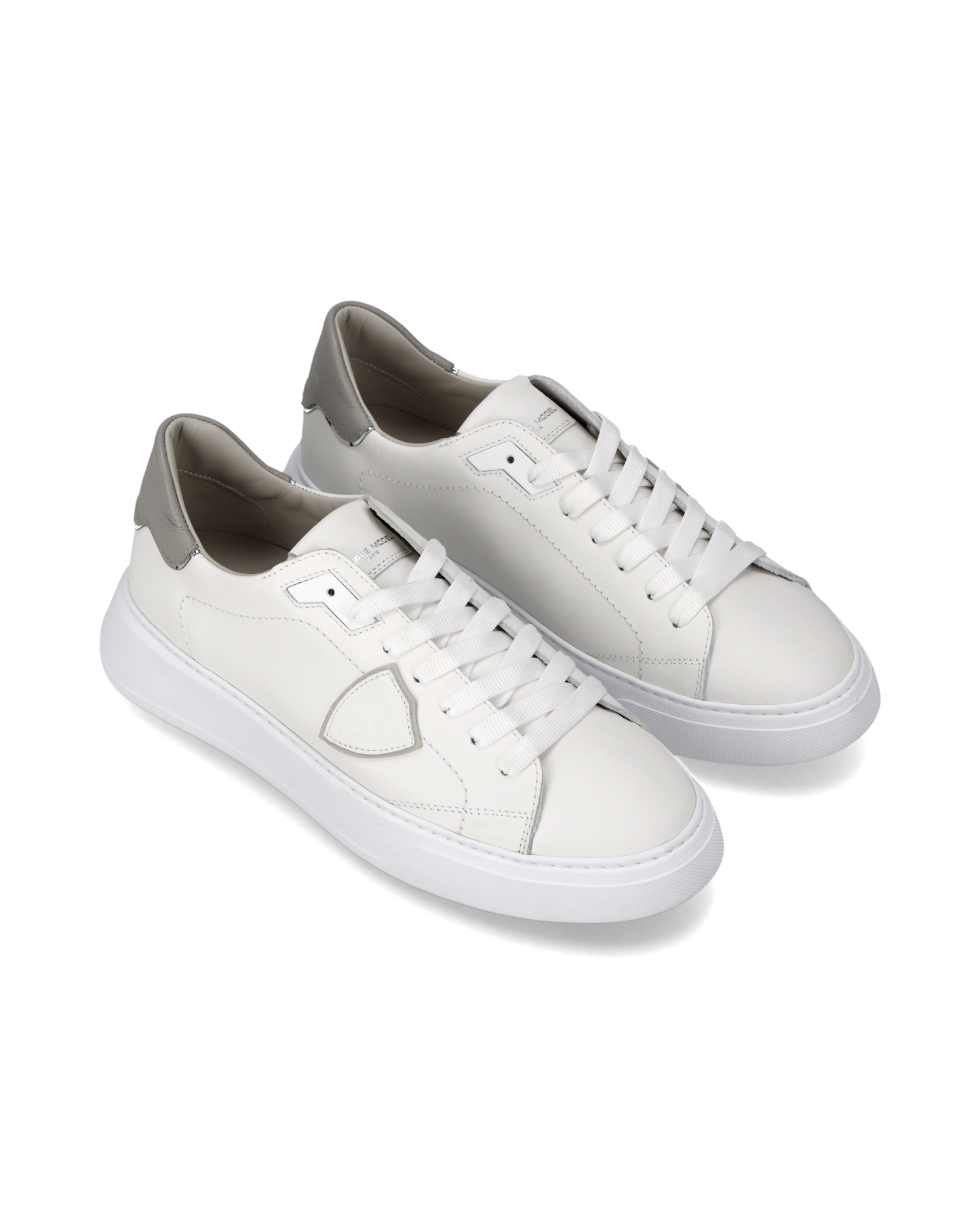 Zapatillas Temple Para Hombre, Blanco Gris