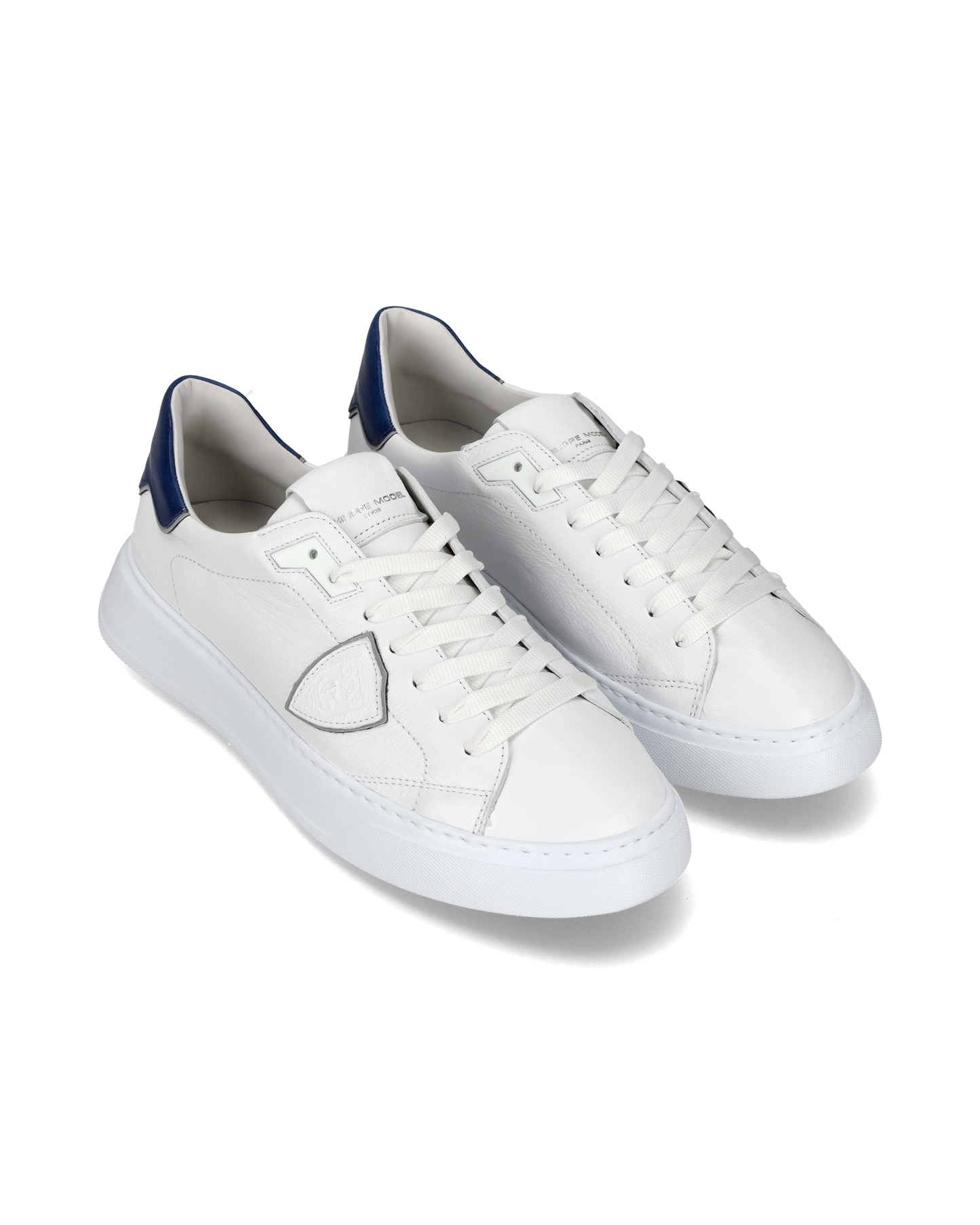 Sneakers Temple Men, White Blue