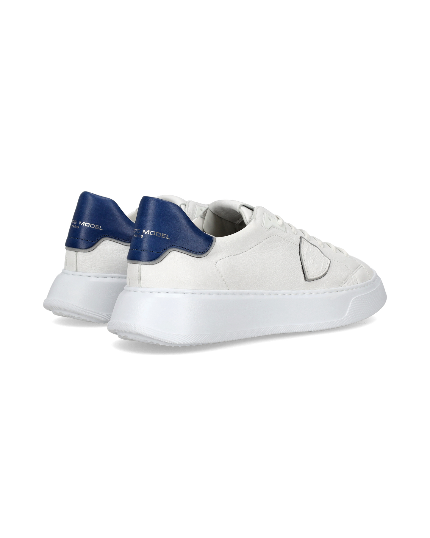 Sneakers Temple Men, White Blue