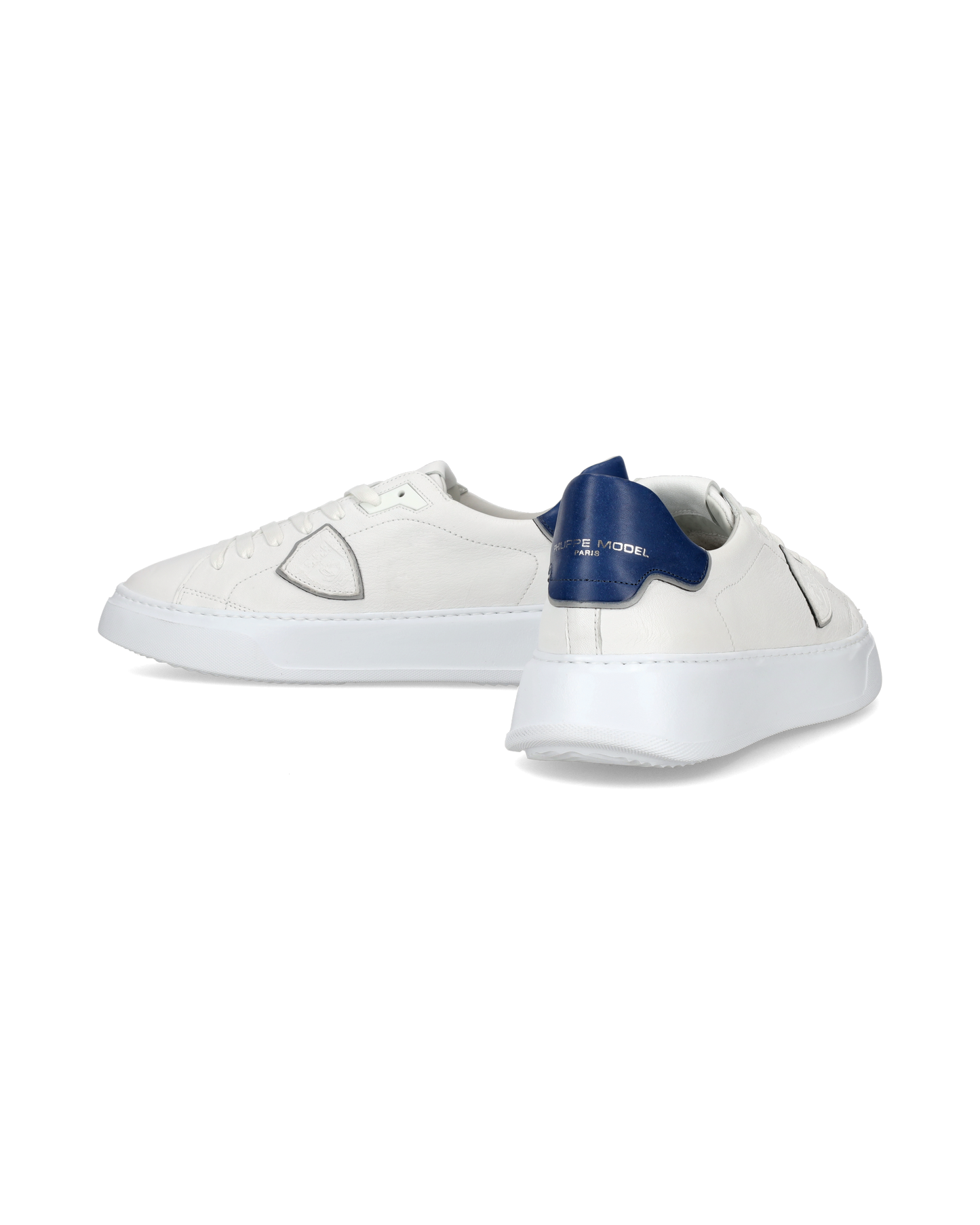 Sneakers Temple Men, White Blue