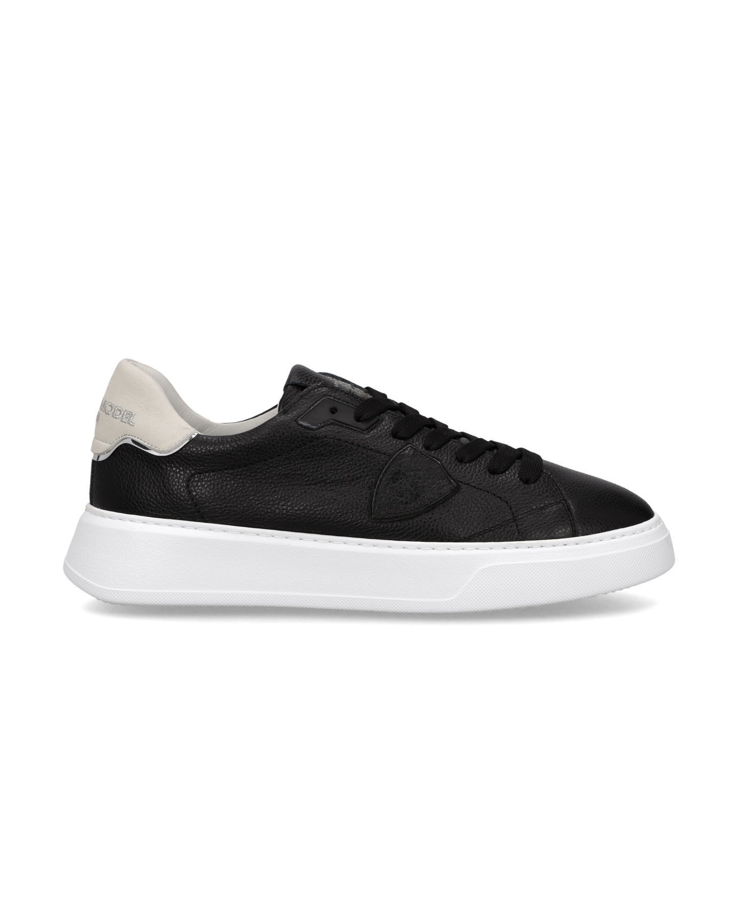 Baskets Temple Homme, Noir Lait