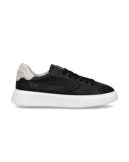 Baskets Temple Homme, Noir Lait