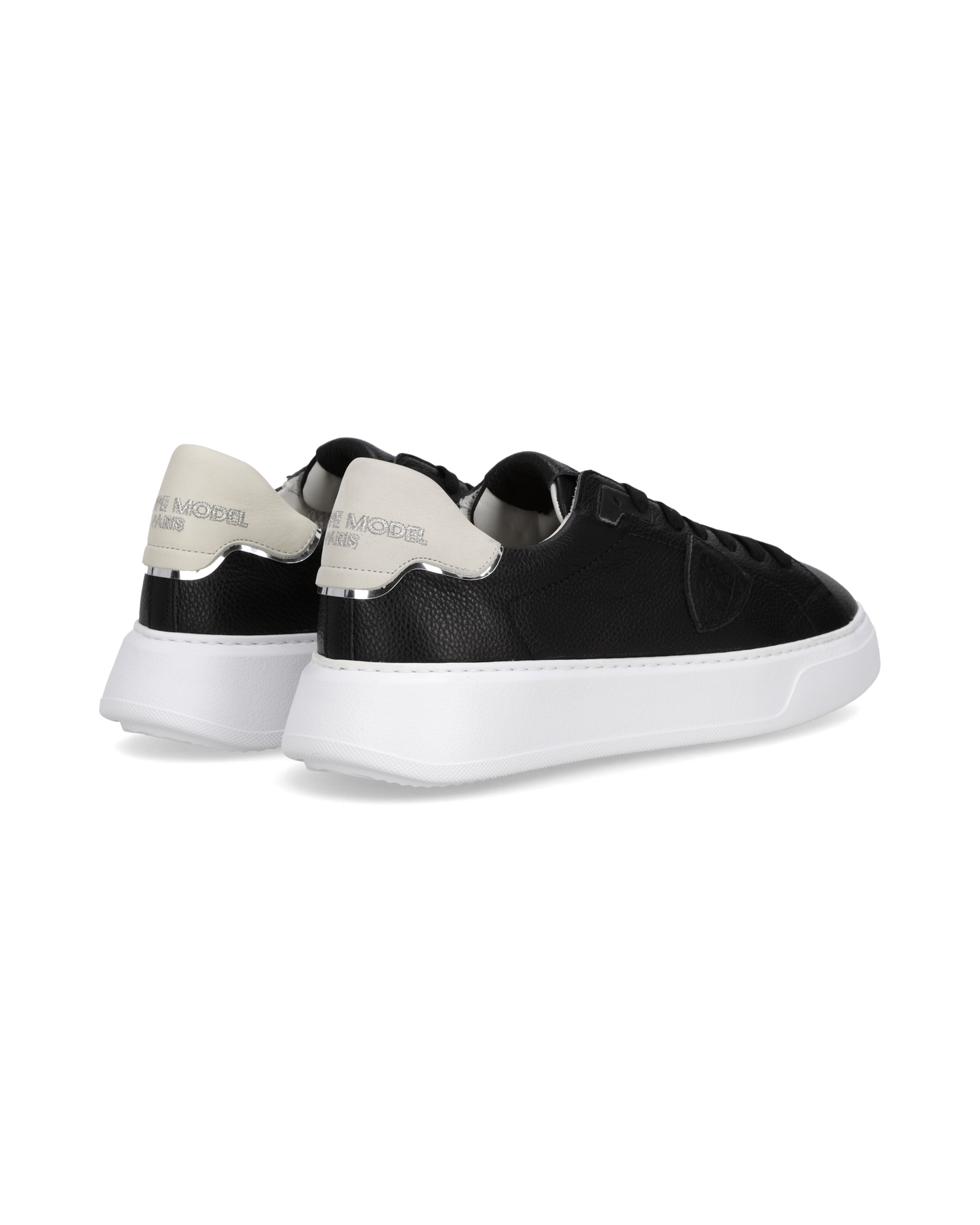 Baskets Temple Homme, Noir Lait