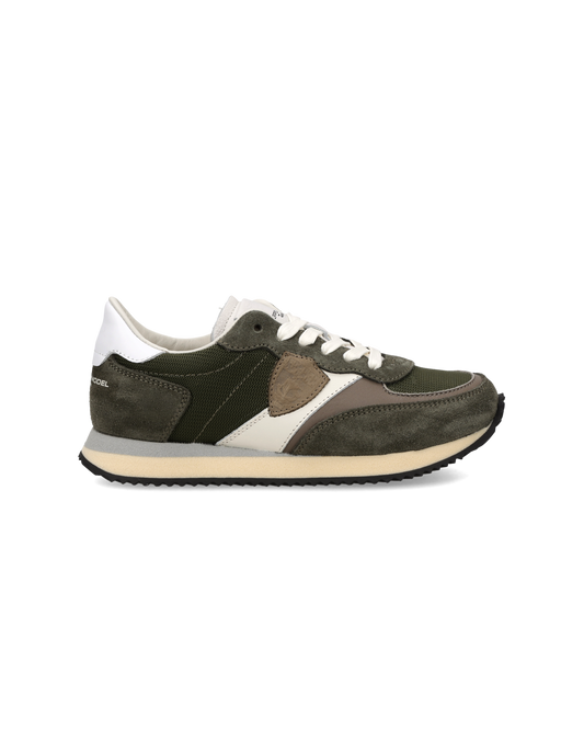 Sneaker Blville Kids, Verde Militare Bianco