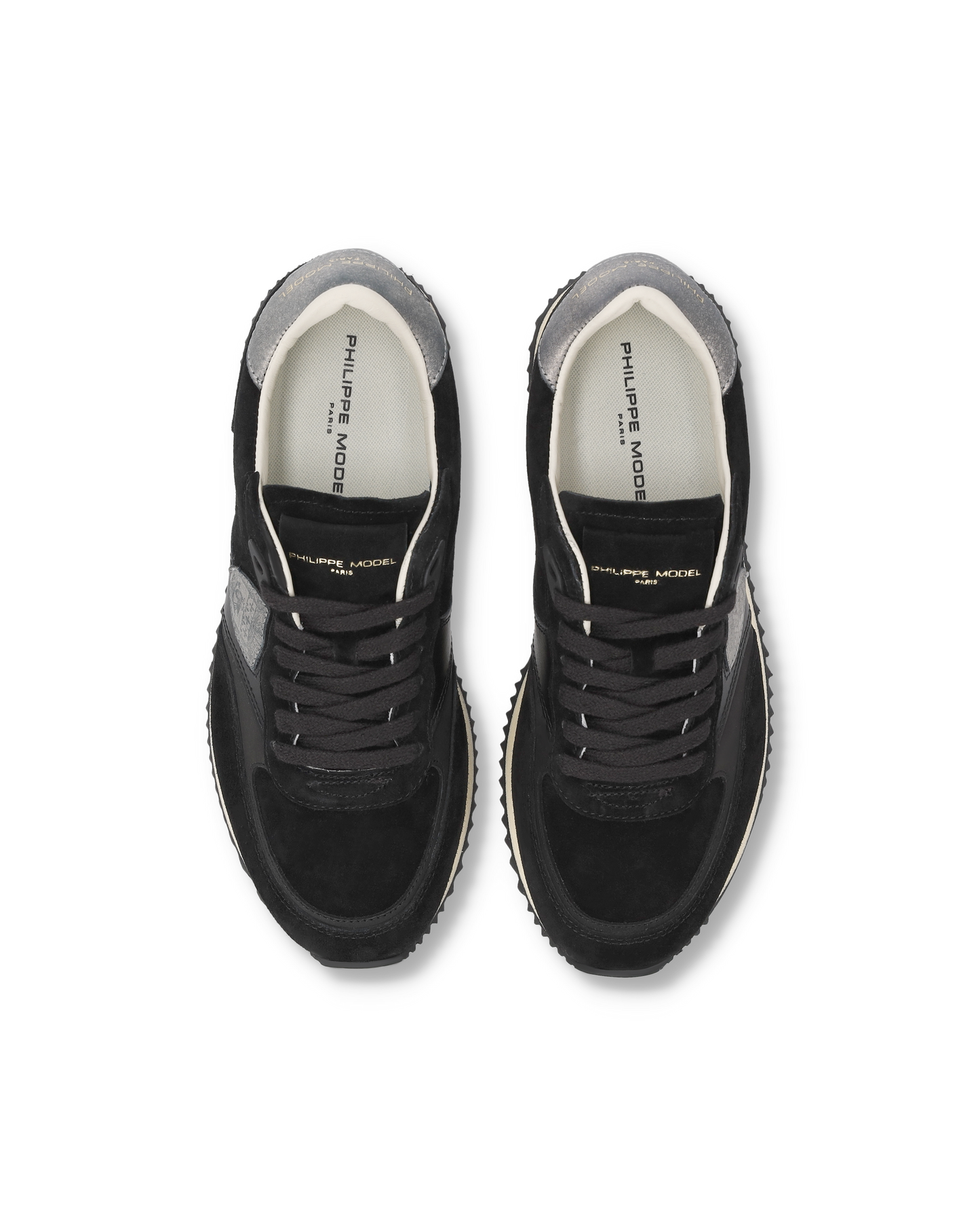 Baskets Blville Femme, Noir Gris Anthracite 