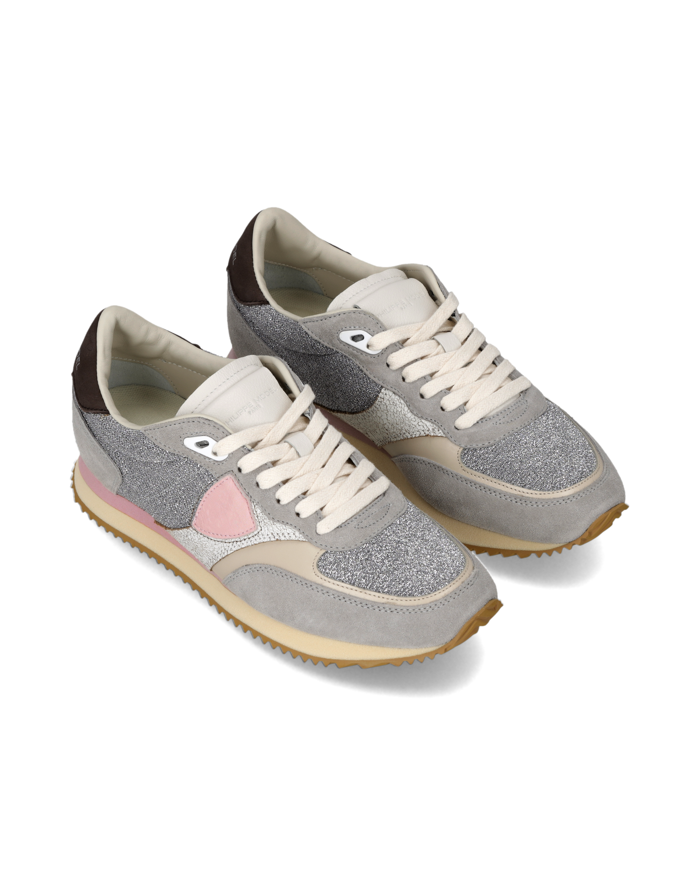 Damessneakers Blville, Zilver Grijs