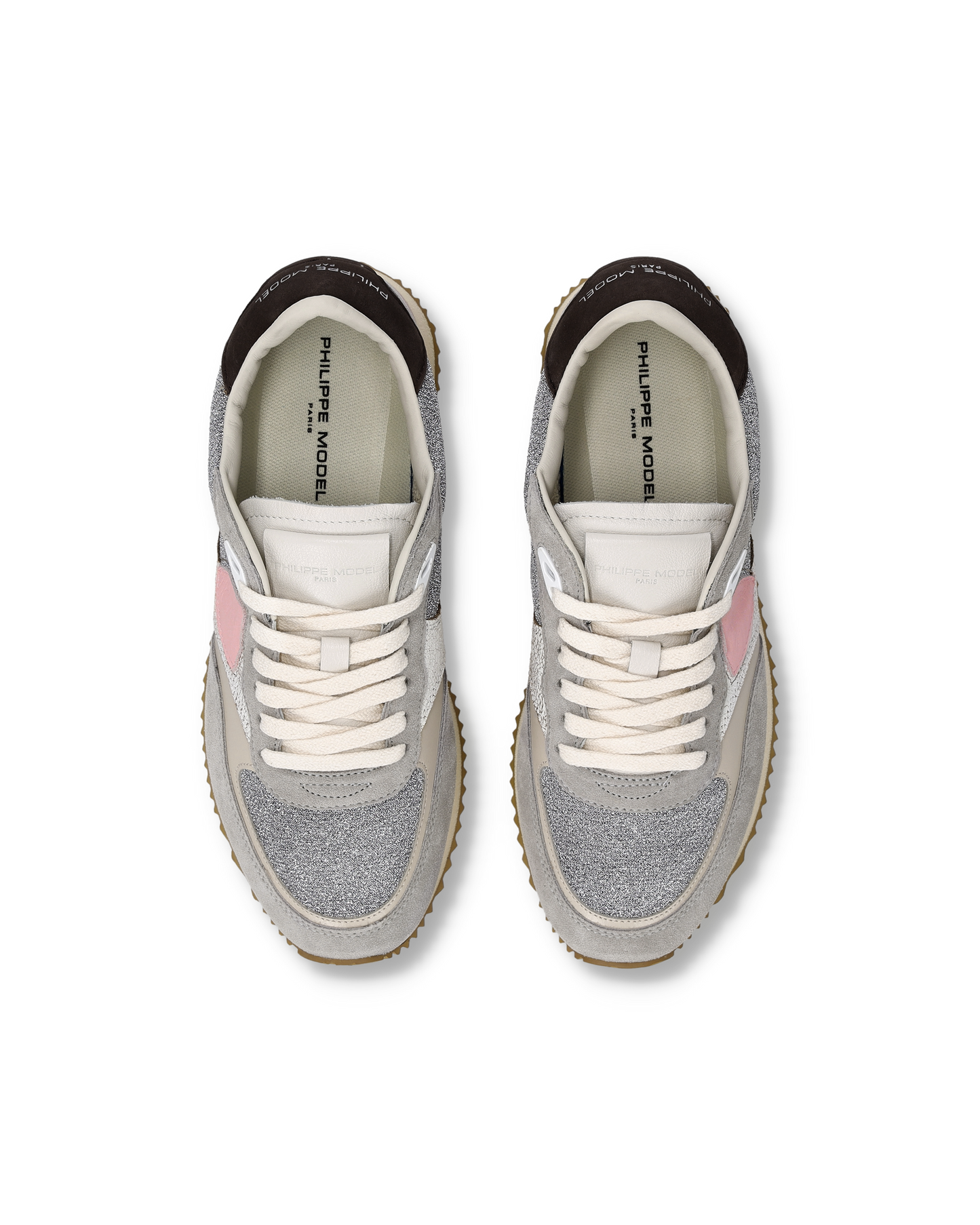 Damessneakers Blville, Zilver Grijs