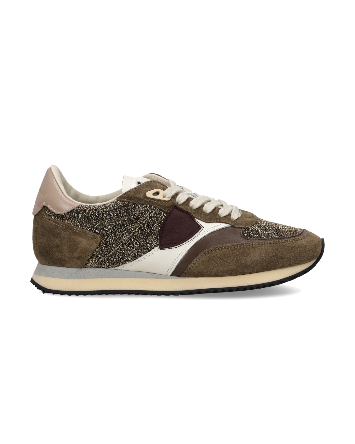 Zapatillas Blville Para Mujer, Tierra Antracita y Dorado