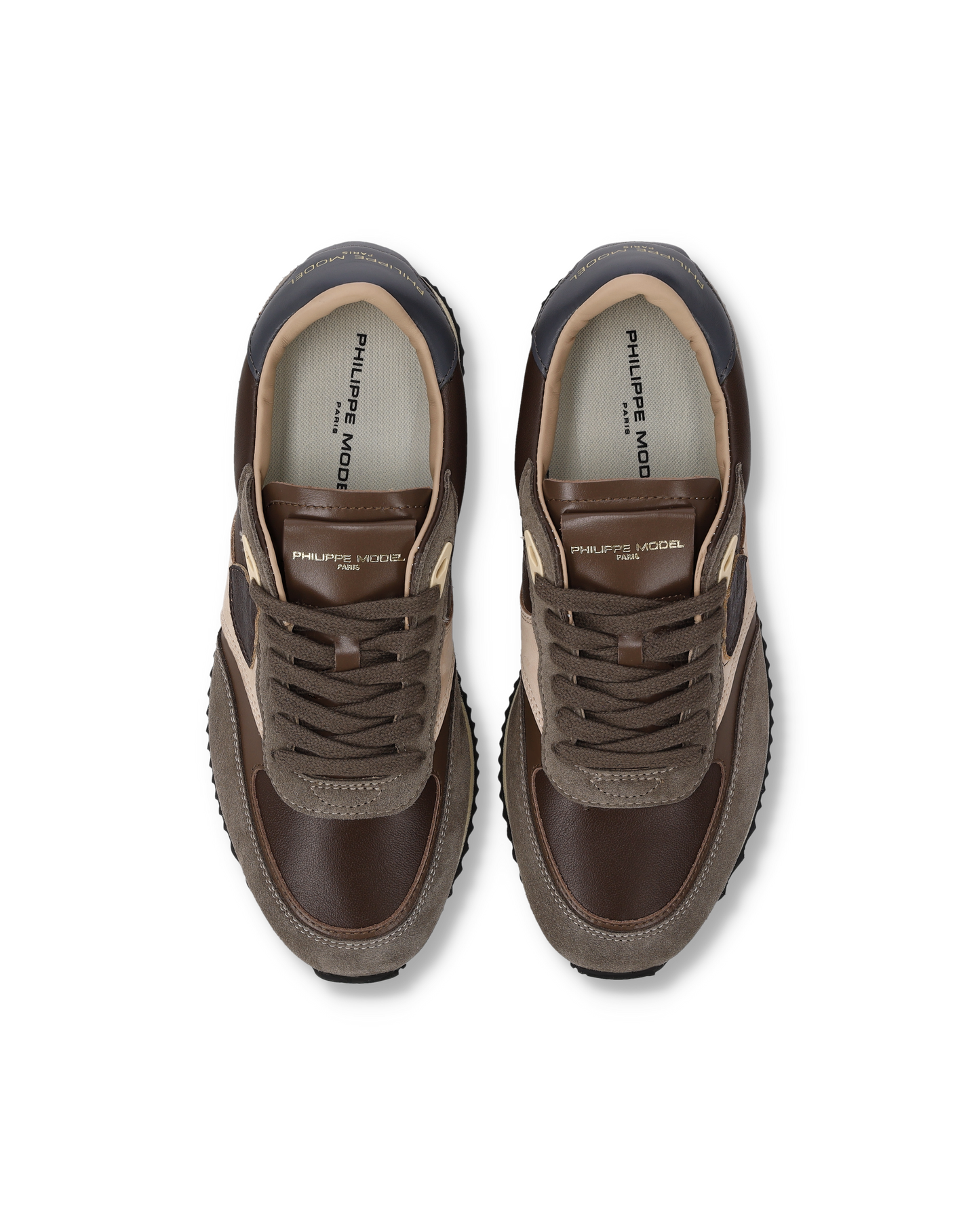 Zapatillas Blville Para Mujer, Marrón Bronce y Negro