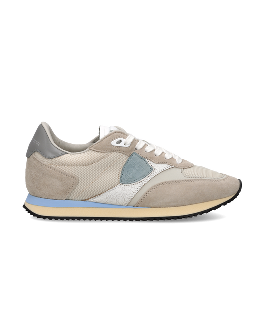 Baskets Blville Femme, Sable Bleu Ciel et Gris