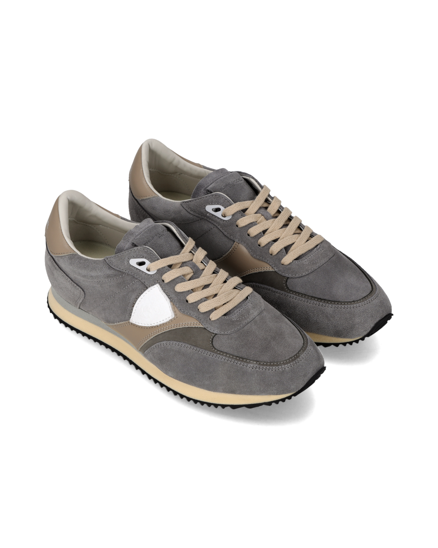 Baskets Blville Homme, Gris Taupe Boue