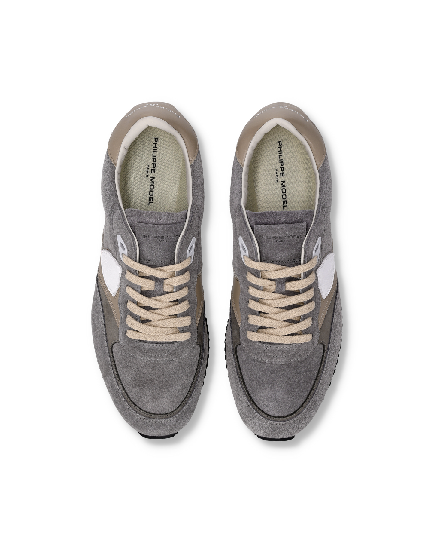 Baskets Blville Homme, Gris Taupe Boue