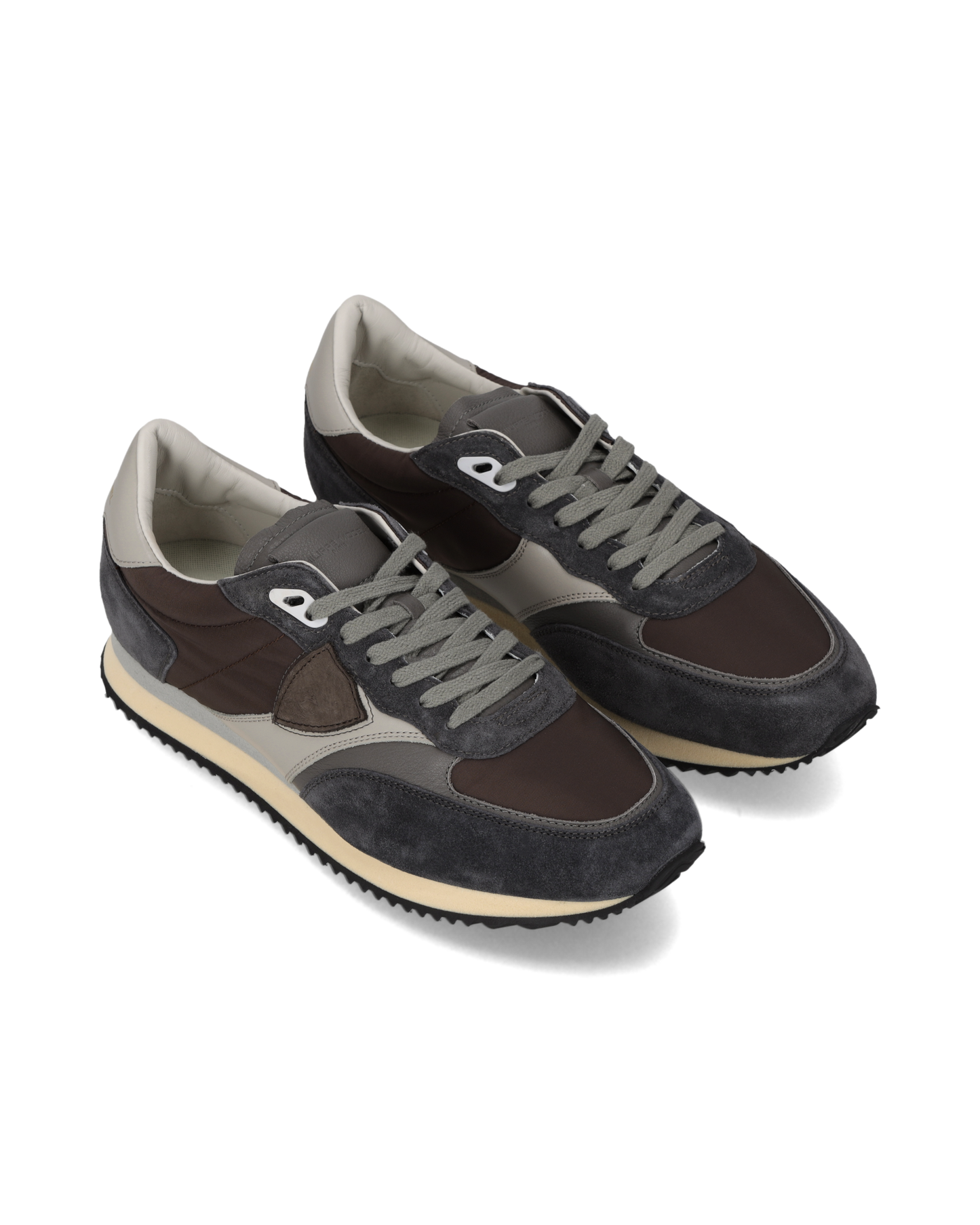 Sneakers Blville Uomo, Grigio Antracite Marrone Avorio