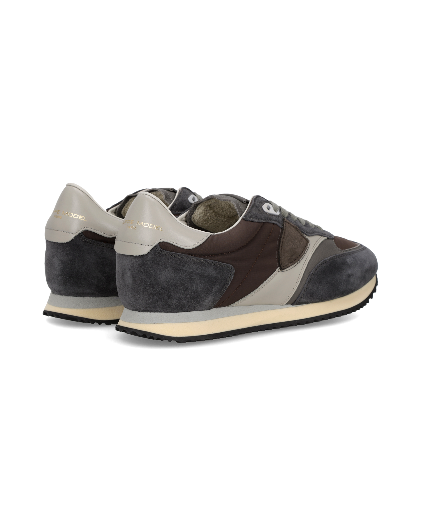 Sneakers Blville Uomo, Grigio Antracite Marrone Avorio