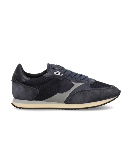 Baskets Blville Homme, Bleu Gris