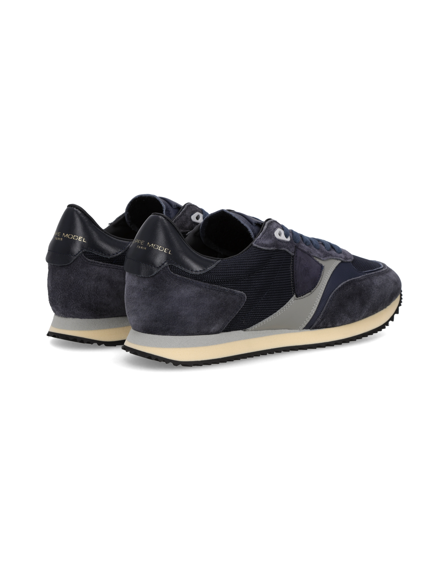 Baskets Blville Homme, Bleu Gris