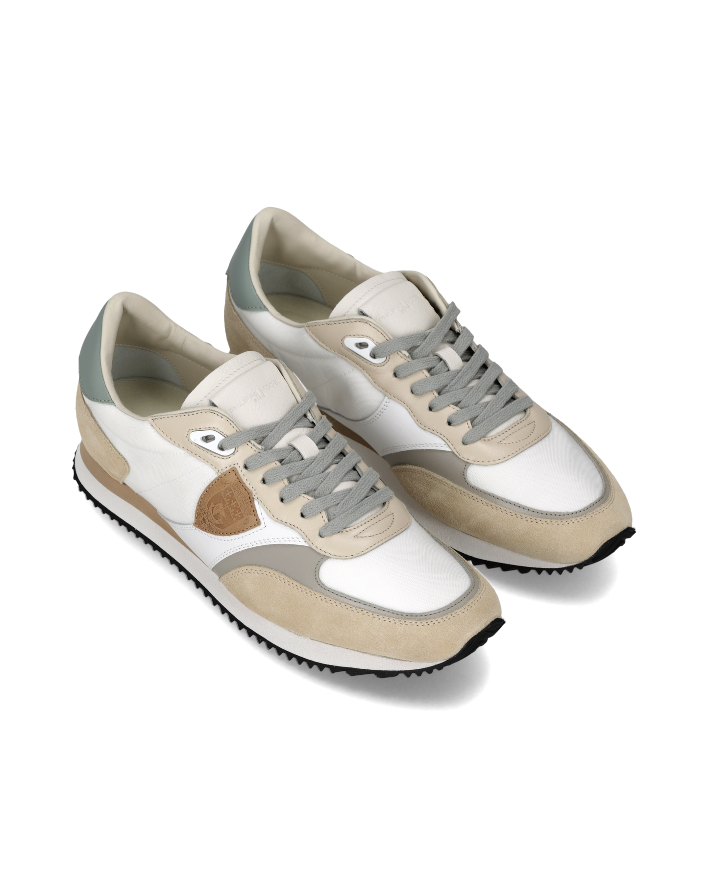 Sneakers Blville Uomo, Bianco Salvia Beige