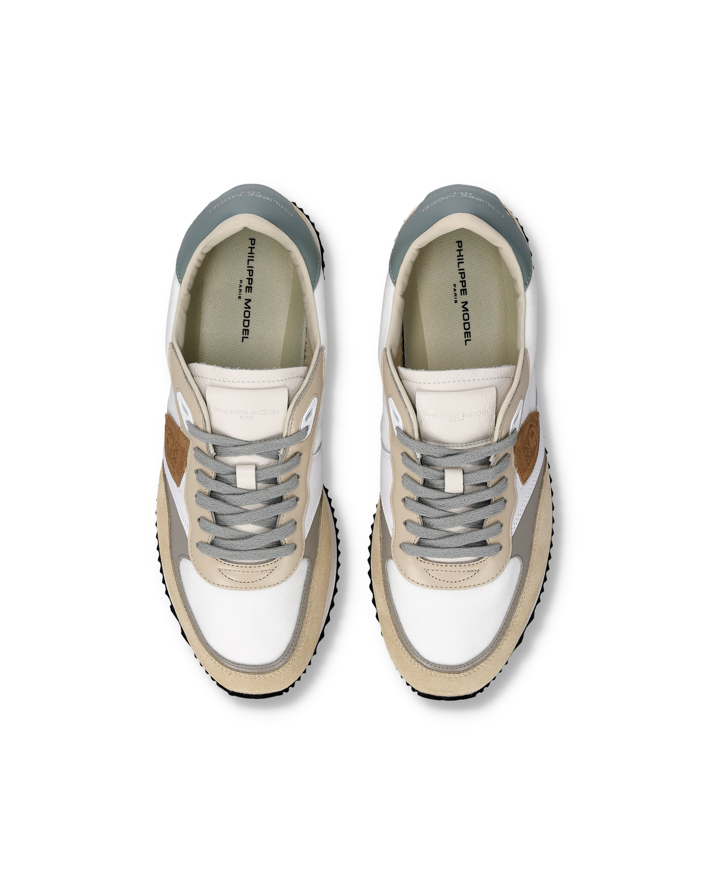 Sneakers Blville Uomo, Bianco Salvia Beige