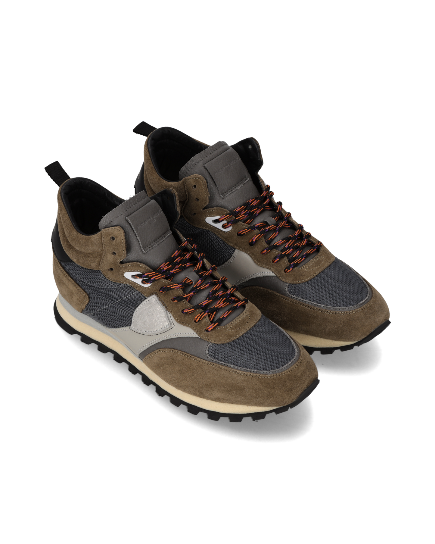 Baskets Blville Homme, Gris Anthracite Kaki