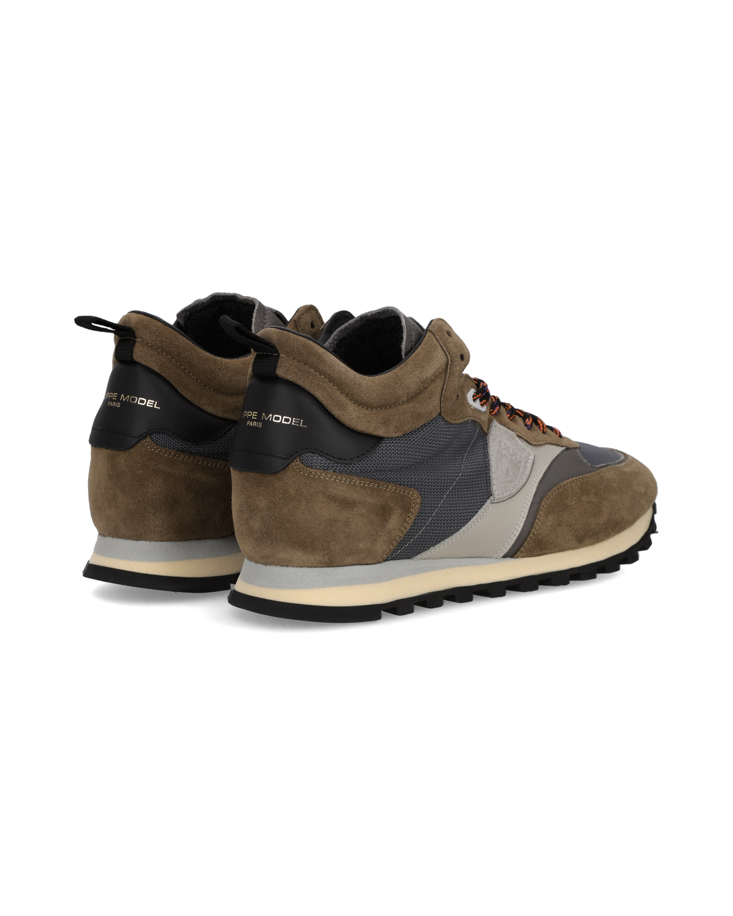 Baskets Blville Homme, Gris Anthracite Kaki