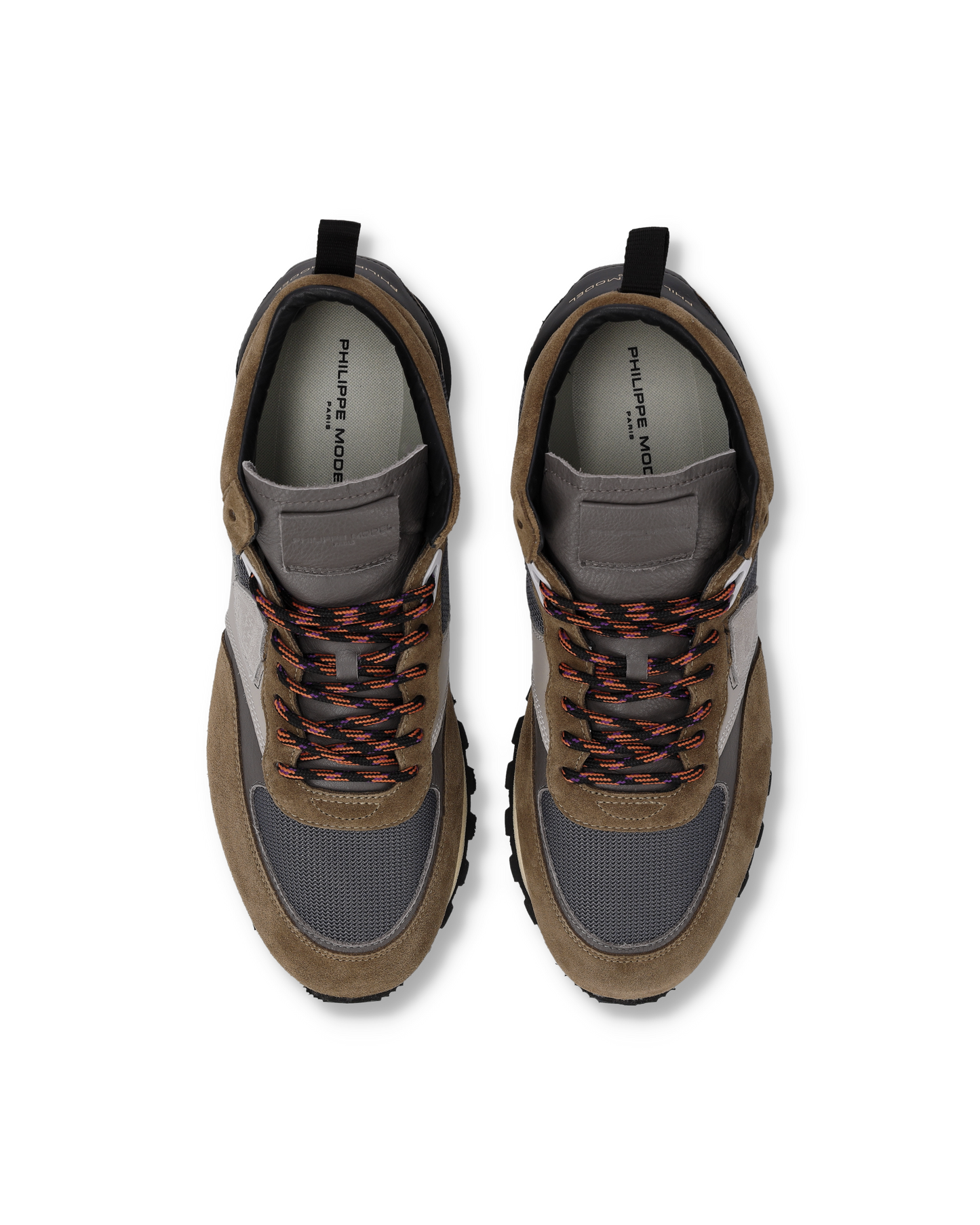 Baskets Blville Homme, Gris Anthracite Kaki