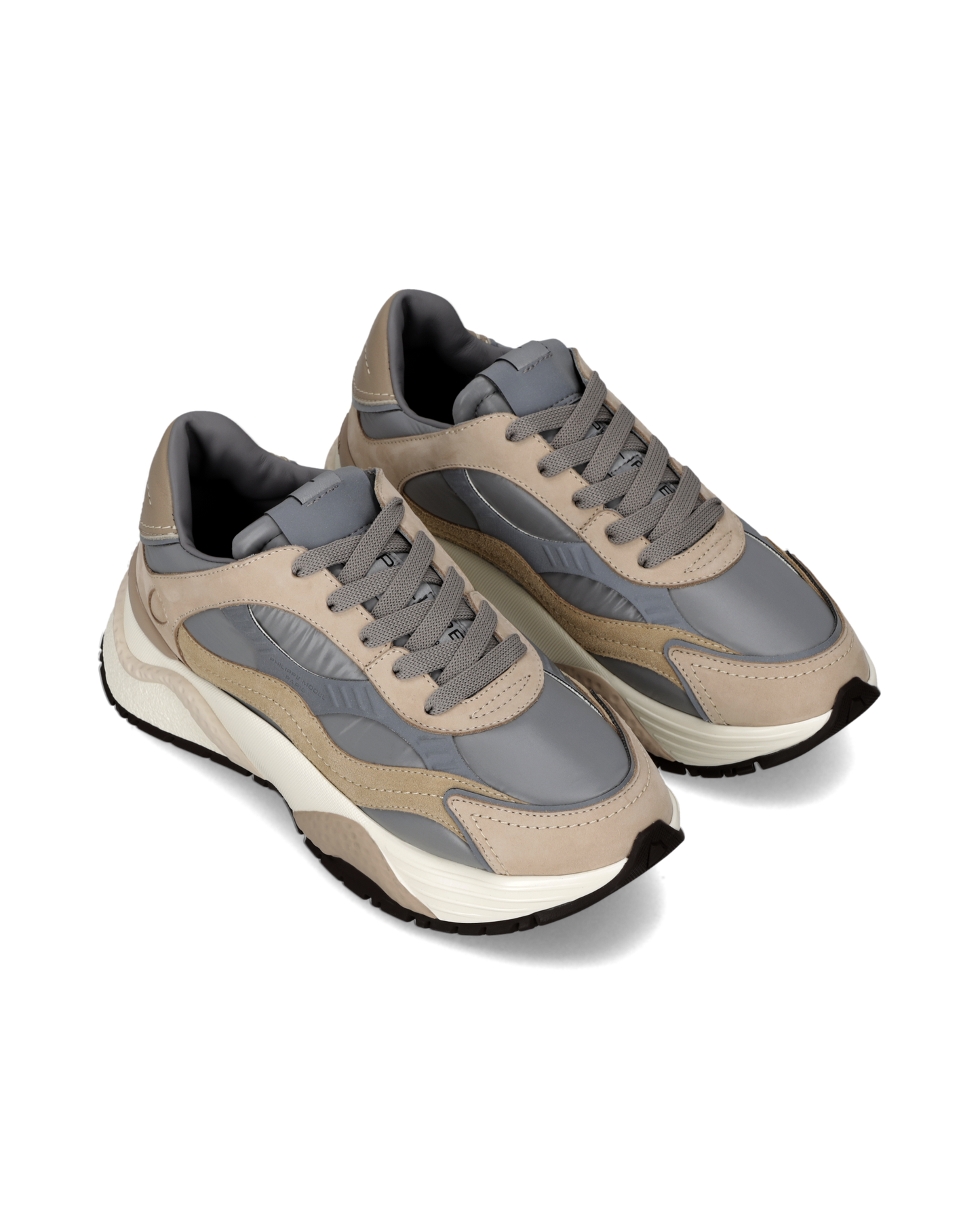 Sneakers Odeon Donna, Beige Grigio